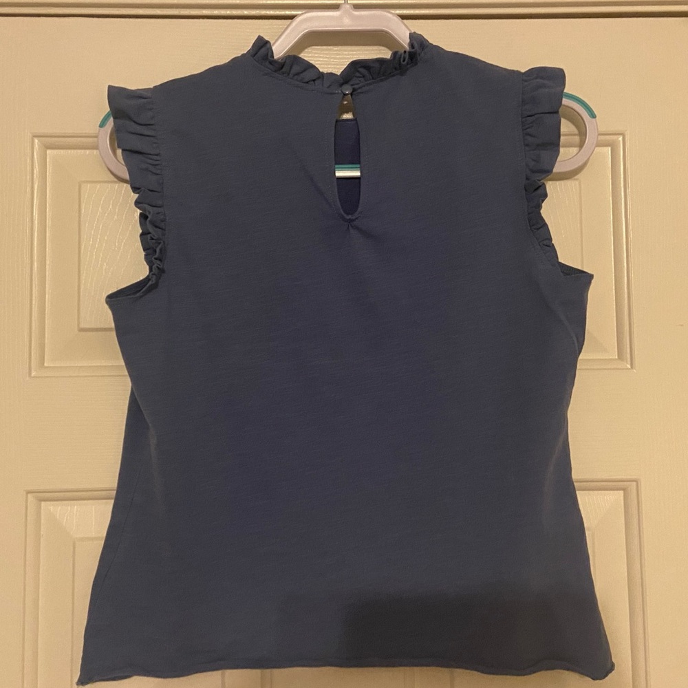 CeCe Ruffle Knit Top - Picture 2 of 6